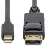 StarTech.com 10ft (3m) Mini DisplayPort to DisplayPort 1.2 Cable, 4K x 2K mDP to DisplayPort Adapter Cable, Mini DP to DP Cable
