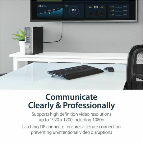 StarTech.com 6ft (1.8m) DisplayPort to DVI Cable, DisplayPort to DVI Adapter Cable, DP to DVI-D Converter, Replacement for DP2DVIMM6