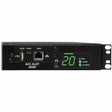 Eaton Tripp Lite Series 3.8kW Single-Phase Switched Automatic Transfer Switch PDU, Two 200-240V C20 Inlets, 8 C13 & 2 C19 Outputs, 1U, TAA