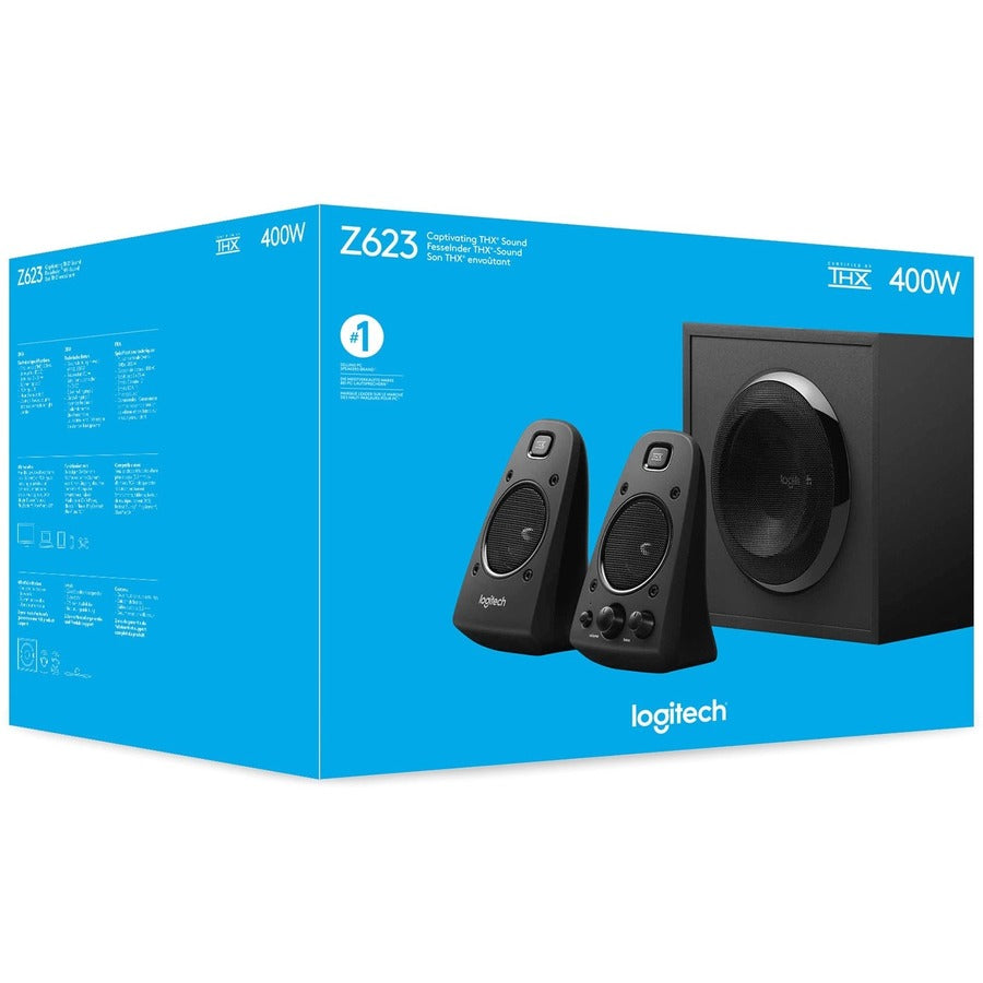 Logitech Z623 2.1 Speaker System - 200 W RMS
