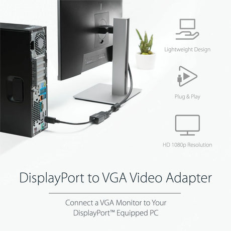 StarTech.com DisplayPort to VGA Video Adapter Converter