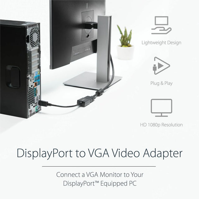 StarTech.com DisplayPort to VGA Video Adapter Converter