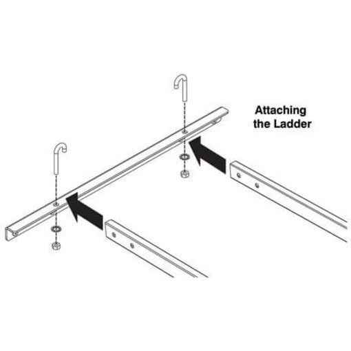 Eaton Tripp Lite Series SmartRack Hardware Kit - Connects SRCABLELADDER to a wall or Open Frame Rack