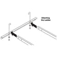 Eaton Tripp Lite Series SmartRack Hardware Kit - Connects SRCABLELADDER to a wall or Open Frame Rack
