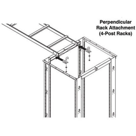 Eaton Tripp Lite Series SmartRack Hardware Kit - Connects SRCABLELADDER to a wall or Open Frame Rack