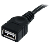 StarTech.com 10 ft Black USB 2.0 Extension Cable A to A - M/F