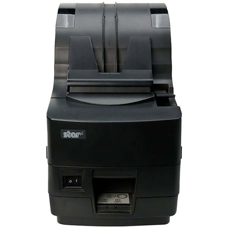 Star Micronics TSP1000 Thermal Printer, Ethernet (LAN), 80mm Paper Width - Cutter, External Power Supply Needed, Large Roll Capacity, Slip Stacker, Gray Color