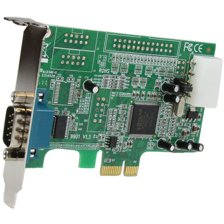 StarTech.com 1-port PCI Express RS232 Serial Adapter Card - PCIe Serial DB9 Controller Card 16550 UART - Low Profile - Windows/Linux