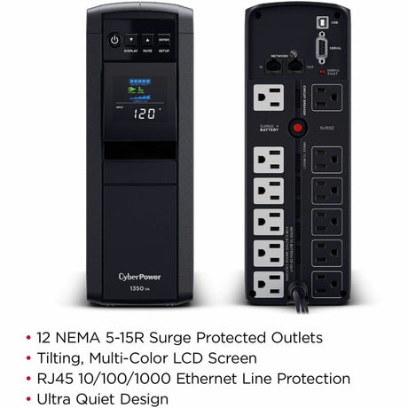 CyberPower CP1350PFCLCD PFC Sinewave UPS Systems