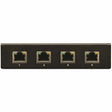 Eaton Tripp Lite Series 4-Port HDMI over Cat5/6 Extender/Splitter, Box-Style Transmitter for Video/Audio, Up to 150 ft. (45 m), TAA