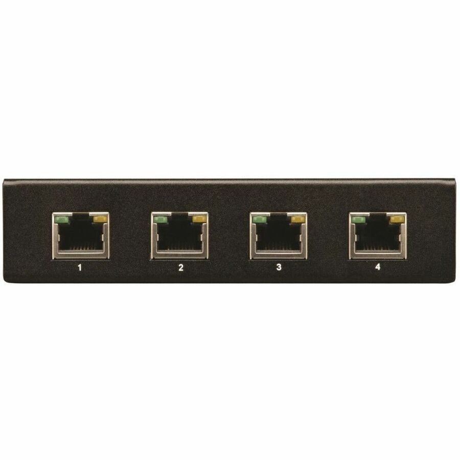 Eaton Tripp Lite Series 4-Port HDMI over Cat5/6 Extender/Splitter, Box-Style Transmitter for Video/Audio, Up to 150 ft. (45 m), TAA