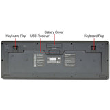 Adesso Wireless Desktop Touchpad Keyboard