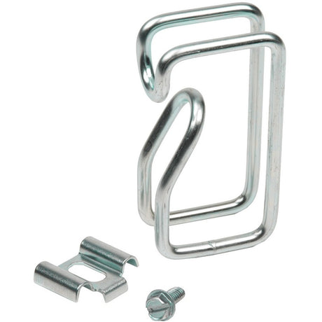 Rack Solutions Metal D-Ring Cable Clips 4-Pack