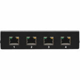 Eaton Tripp Lite Series 4-Port DVI over Cat5/6 Splitter/Extender, Box-Style Transmitter for Video, DVI-D Single Link, 200 ft. (60 m), TAA