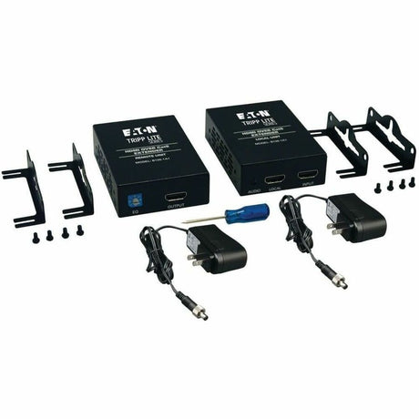 Eaton Tripp Lite Series HDMI over Cat5/6 Extender Kit, Box-Style Transmitter/Receiver for Video/Audio, Up to 150 ft. (45 m), TAA