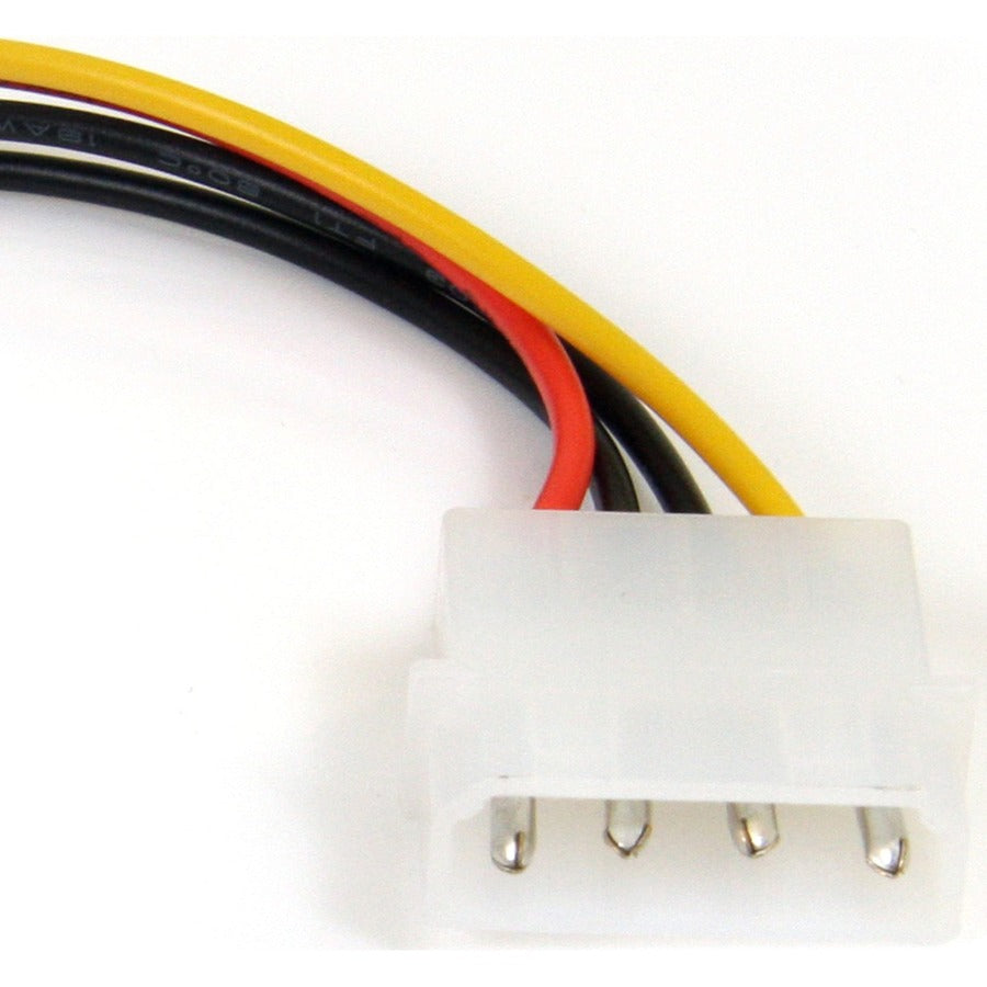 StarTech.com 6in 4 Pin LP4 to Right Angle SATA Power Cable Adapter