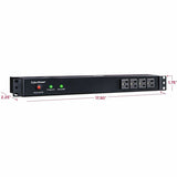 CyberPower RKBS15S4F8R Rackbar 12 - Outlet Surge Protector with 3600 J Surge Suppression