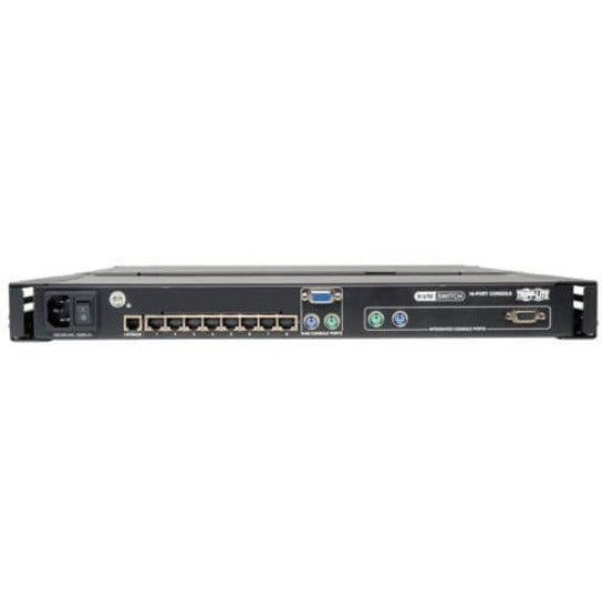 Eaton Tripp Lite Series NetCommander 8-Port Cat5 1U Rack-Mount Console KVM Switch with 19-in. LCD, TAA