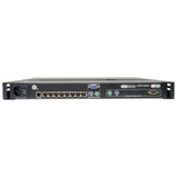 Eaton Tripp Lite Series NetCommander 8-Port Cat5 1U Rack-Mount Console KVM Switch with 19-in. LCD, TAA