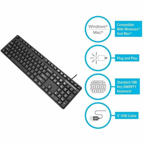 Targus USB Wired Keyboard