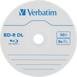 Verbatim BD-R DL 50GB 8X, Verbatim, 10pk Spindle Box Peg Hanger