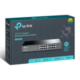 TP-LINK TL-SG1016D 10/100/1000Mbps 16-Port Gigabit 13-inch Rackmountable Switch, 32Gbps Capacity