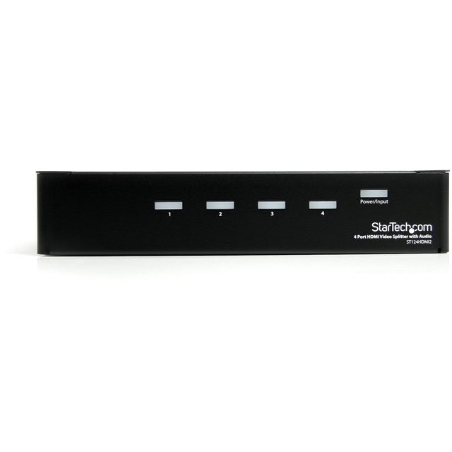 StarTech.com HDMI Splitter 1 In 4 Out - 1080p - 4 Port -Mounting Brackets - 1.3 Audio - HDMI Multi Port - HDMI Audio Splitter