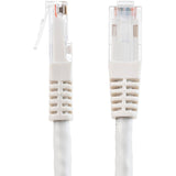 StarTech.com 8ft CAT6 Ethernet Cable - White Molded Gigabit - 100W PoE UTP 650MHz - Category 6 Patch Cord UL Certified Wiring/TIA