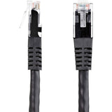 StarTech.com 8ft CAT6 Ethernet Cable - Black Molded Gigabit - 100W PoE UTP 650MHz - Category 6 Patch Cord UL Certified Wiring/TIA