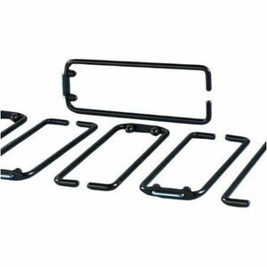 Ortronics Cable Management Rings - 2 x 6 in - black - package of 14