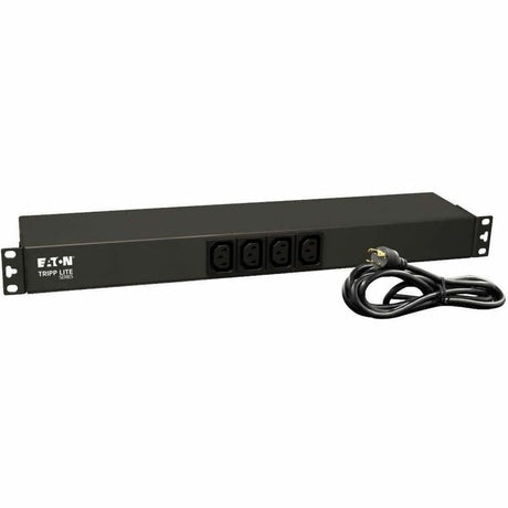 Eaton Tripp Lite Series 3.8kW Single-Phase 208/240V Basic PDU, 14 Outlets (12 C13 & 2 C19), NEMA L6-20P Input, 15 ft. (4.57 m) Cord, 1U Rack-Mount