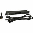 Eaton Tripp Lite Series 1.6-3.8kW Single-Phase 100-240V Basic PDU, 14 Outlets (12 C13 & 2 C19), C20 with L6-20P Adapter, 12 ft. (3.66 m) Cord, 1U Rack-Mount