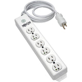 Eaton Tripp Lite Series Safe-IT Medical-Grade Power Strip, UL 1363, 6x Hospital-Grade Outlets, Antimicrobial, 6 ft. Cord
