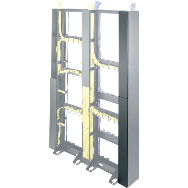 Middle Atlantic Cable Organizer Covers, 2 pieces, (84" Overall) Black Finish