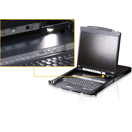 ATEN CL5808N Dual Rail Rackmount LCD-TAA Compliant