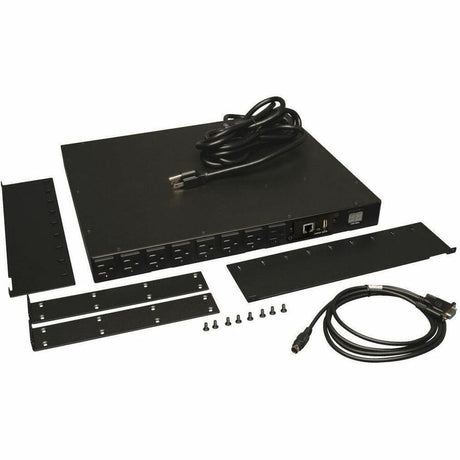 Eaton 1.4kW Single-Phase Switched PDU - LX Interface, 120V Outlets (16 5-15R), 5-15P, 120V Input, 12 ft. (3.66 m) Cord, 1U Rack-Mount, TAA
