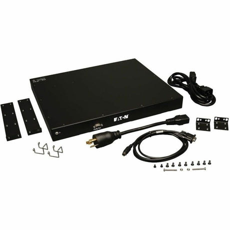 Eaton 3.7kW Single-Phase 208/230V Monitored PDU - LX Platform, 8 C13 Outlets, C20 Input with L6-20P Adapter, 2.4m Cord, 1U Rack-Mount, TAA