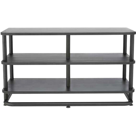 Sanus Euro Series AV Cabinet - Contemporary TV Media Console with Shelves - Black