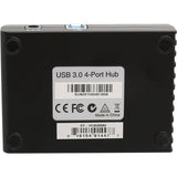 SYBA Multimedia 4 Port USB 3.0 Hub with Power Adapter