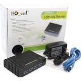 SYBA Multimedia 4 Port USB 3.0 Hub with Power Adapter