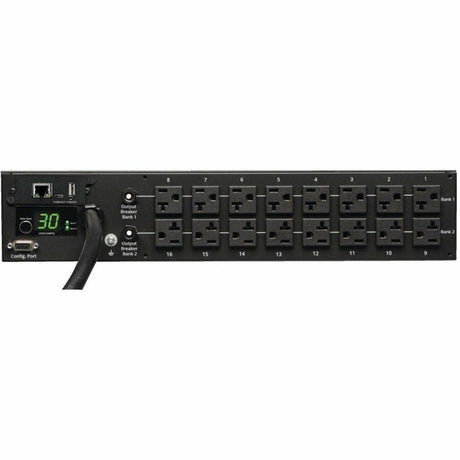 Eaton 2.9kW Single-Phase Monitored PDU - 120V Outlets (16 5-15/20R), L5-30P, 10 ft. (3.05 m) Cord, 2U Rack-Mount, TAA