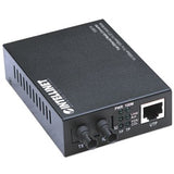 Intellinet Network Solutions Fast Ethernet RJ45 to ST, Multi-Mode, 1.24 miles (2 km) Media Converter