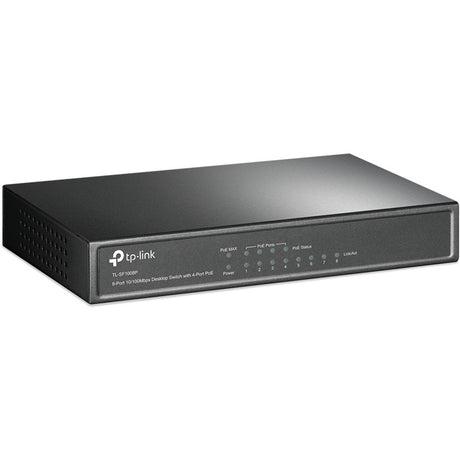 TP-LINK TL-SF1008P - 8-Port Fast Ethernet 10/100Mbps PoE Switch