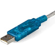 StarTech.com 3ft (91cm) 1-Port USB to RS232 DB9 Serial Adapter Cable, USB to Serial Adapter Cable - M/M