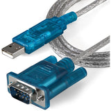 StarTech.com 3ft (91cm) 1-Port USB to RS232 DB9 Serial Adapter Cable, USB to Serial Adapter Cable - M/M