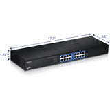 16 Port Gig GREENnet Switch