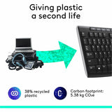 Logitech K270 Wireless Keyboard for Windows, 2.4 GHz Wireless, Full-Size, Number Pad, Black