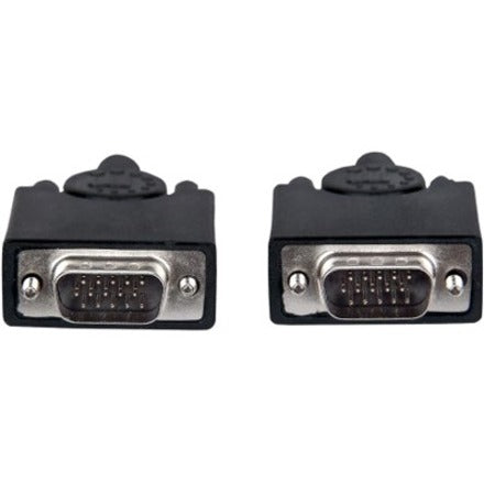 Manhattan SVGA HD15 Male to HD15 Female Monitor Cable, 50', Black