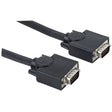 Manhattan SVGA HD15 Male to HD15 Female Monitor Cable, 50', Black