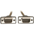 Eaton Tripp Lite Series Low-Profile VGA High-Resolution RGB Coaxial Cable (HD15 M/M), 3 ft. (0.91 m)